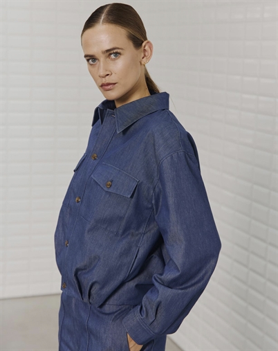 With Black - WBLVictoria Indigo Jakke - Indigo Rise